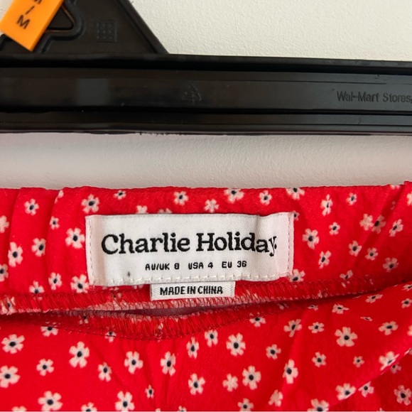 Charli Holiday flowy dots / flowers skirt - Picture 2 of 4